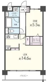 ゲートレジデンス鶴見緑地【2階】の間取り