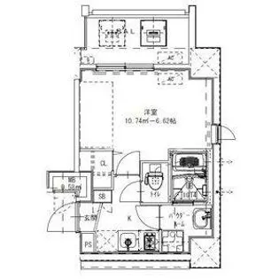 Quintet JOTONOE【7階】の間取り