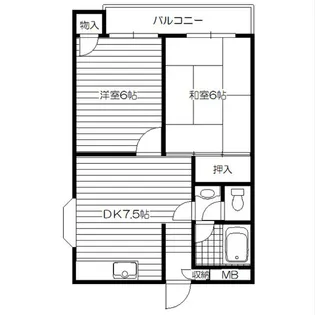 デイグラン大阪城EAST【3階】の間取り