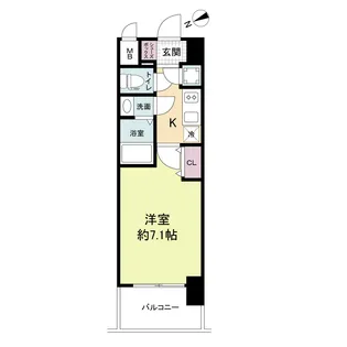 セレニテ京橋クレア【8階】の間取り