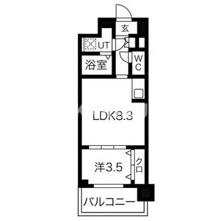 ファーストフィオーレ玉造グレイス【7階】の間取り