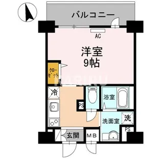 クレールフォレスタ【1階】の間取り