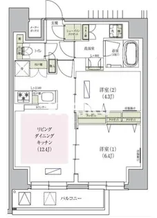 アーバネックス天満橋South【8階】の間取り
