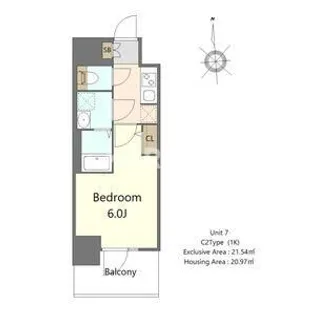 S-RESIDENCE高井田beleta【9階】の間取り