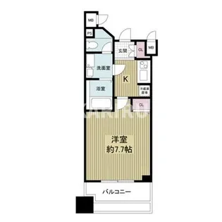 エスティメゾン京橋【14階】の間取り