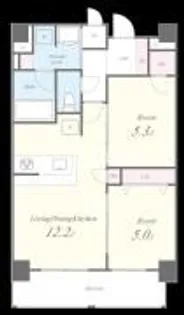 セイワパレス大阪城南【8階】の間取り