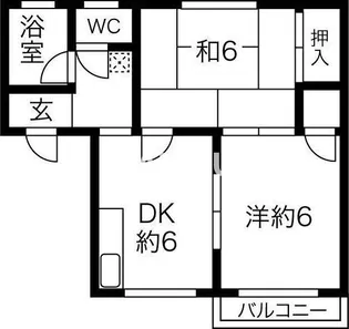 メゾン・ミモザ【2階】の間取り