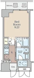 クレストコート堂島【9階】の間取り