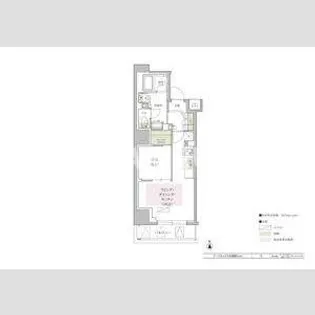 アーバネックス天満橋Front【8階】の間取り