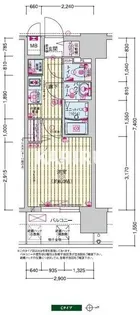 プレサンス深江橋ラヴィゲート【6階】の間取り