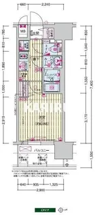 プレサンス深江橋ラヴィゲート【9階】の間取り