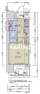 プレサンス緑橋ソレアス【9階】の間取り