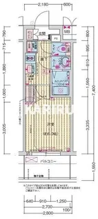 プレサンス緑橋ソレアス【11階】の間取り