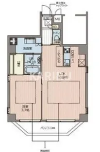 B-PROUD天満橋【7階】の間取り