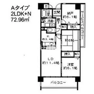 コレンテ【3階】の間取り