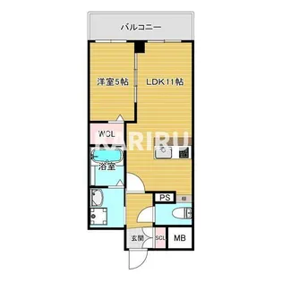 VITA荒本【4階】の間取り