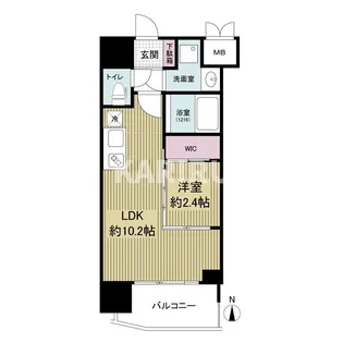 セレニテ本町東リアン【5階】の間取り
