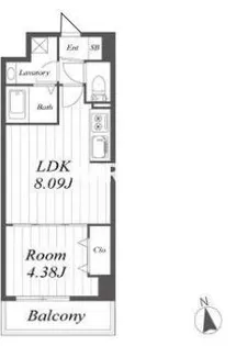 オルフェア都島【703号室】の間取り