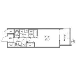 ファーストフィオーレ長田グランディール【10階】の間取り