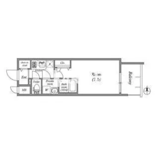 ファーストフィオーレ長田グランディール【11階】の間取り