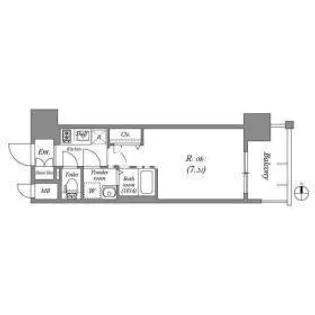 ファーストフィオーレ長田グランディール【5階】の間取り
