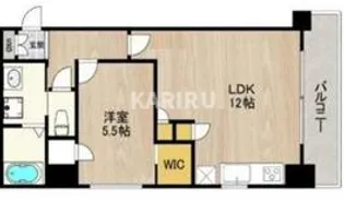 1LDKの間取り画像