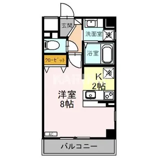 メイト鶴見【3階】の間取り