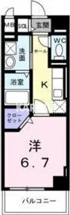 1Kの間取り画像