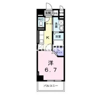 オリエントレジデンス門真殿島町【510号室】の間取り