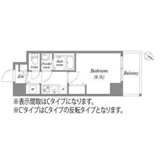 ウインズコート城北パーク【4階】の間取り