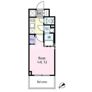 エスリード ザ・グラン大阪ノース【904号室】の間取り