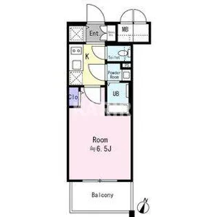 エスリード ザ・イーストレジデンス大阪城【2階】の間取り