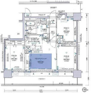 ラウロ相川 【3階】の間取り
