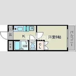 ノースコート【3階】の間取り