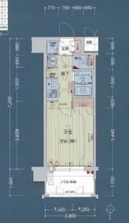 プレサンス城北公園アクアージュ【6階】の間取り
