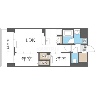 アーバネックス中崎町Ⅱ【5階】の間取り