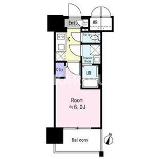 エスリード ザ・イーストレジデンス大阪城【8階】の間取り