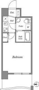 コンフォリア扇町【2階】の間取り