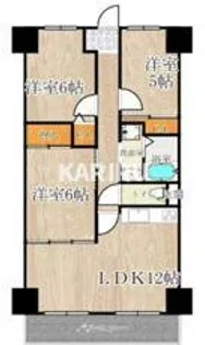 サンファースト京橋【8階】の間取り