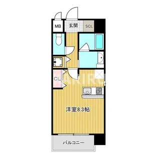 スプランディッド野江【5階】の間取り