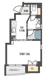 グランドールハタダビルディングⅡ 【6階】の間取り