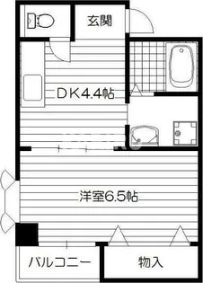 アッシュ ドゥ エスペランス【4階】の間取り