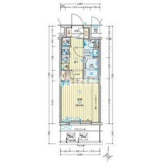 アドバンス大阪イースト 【11階】の間取り