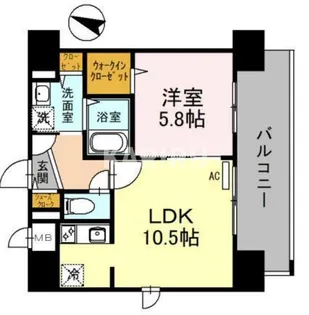 プリマクラッセ【12階】の間取り