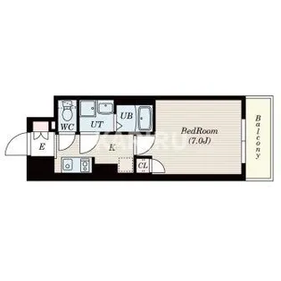 グランカーサ天王寺EAST 【11階】の間取り