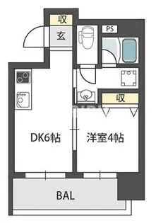 シャラロステ【9階】の間取り