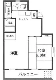 関目岡村マンション【3階】の間取り