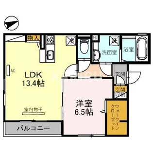 フローラⅡ【2階】の間取り