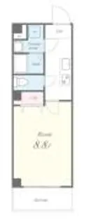 KSロイヤル大阪城【802号室】の間取り