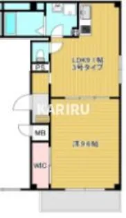 京橋オリエンタルキューブ【2階】の間取り